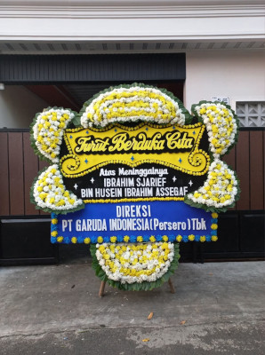 Papan Bunga Duka di Pisangan Jaya