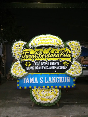 Papan Bunga Duka di Pisangan Jaya